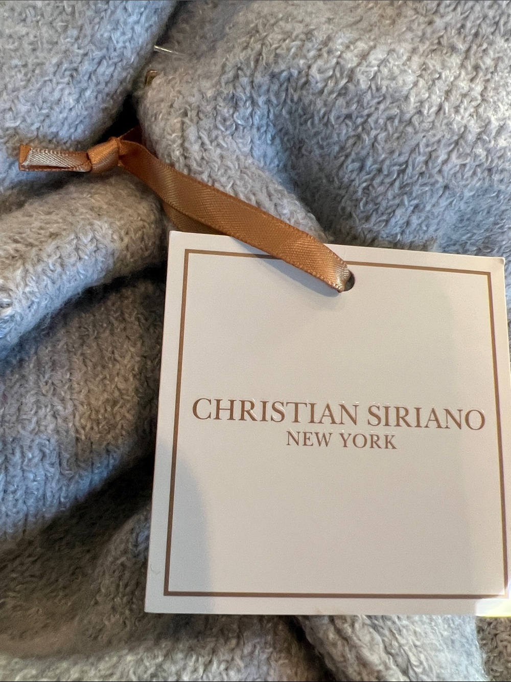 Christian Siriano Gray Star Crewneck Sweater - Picture 5 of 5
